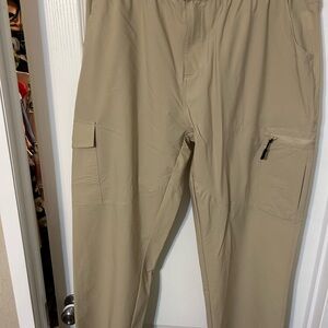Women's Tan Joggers with Pockets